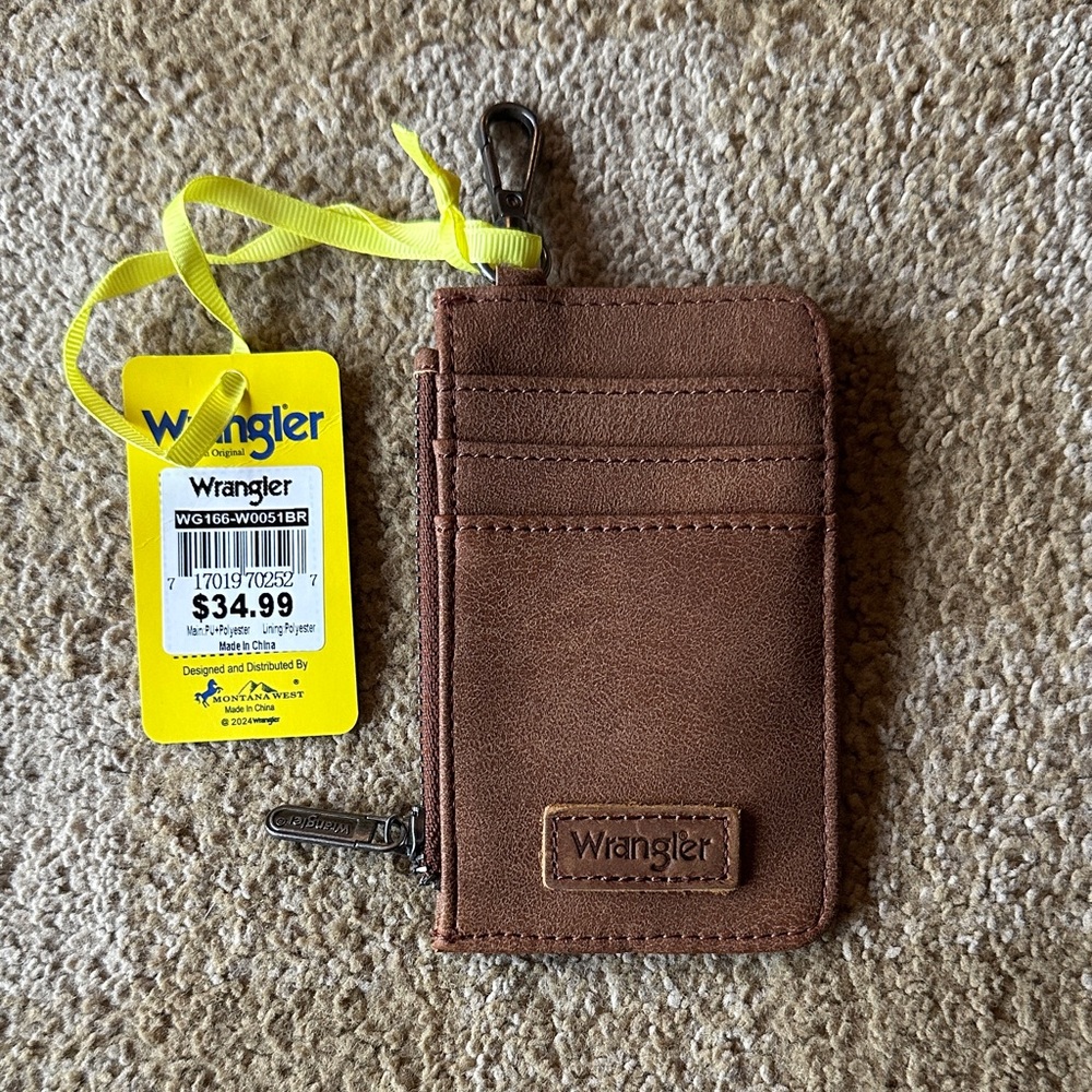 Wrangler Tan Card Wallet